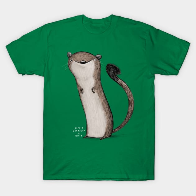 Weird Weasel T-Shirt by Sophie Corrigan